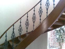 Curve stair railing Terace railing design