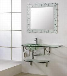 Bathroom Glass Vanities Interior Design Photos