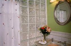Glass bricks in bathroom Interior Design Photos