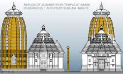 jagannath temple design Temple le out