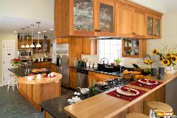Modern Style Wooden Kitchen Interior Design Photos