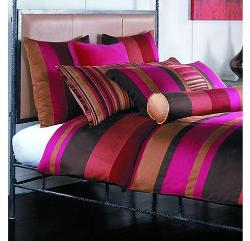 Bright Colored Bed Cover Interior Design Photos