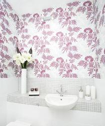 Bathroom Wall paper design Ganesh chaturthi paper hall 