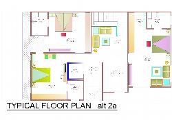 layout plan 3bhk  in all design