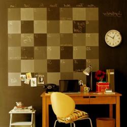 brown shade chalkboard paint pattern Decolam shades