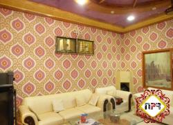 Living Room Wall Paper Ganesh chaturthi paper hall 