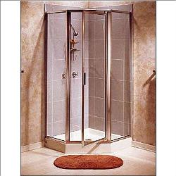 Swinging Shower Door Interior Design Photos