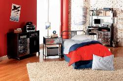 Stylish Storage Drawers in Teen Bedroom Interior Design Photos