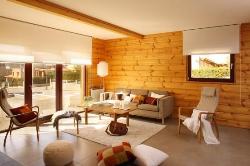 Living Room Design with Wood Interior Design Photos