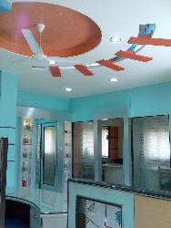 ceiling Design for Office Reception Place. Interior Design Photos