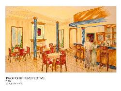 2d perspective Marriage hall 2d