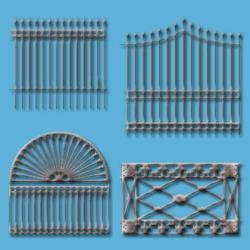 wrought iron fence designs Interior Design Photos