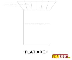 Flat arch 30ã—15feet west face flat