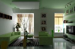 Living Room with natural look Interior Design Photos