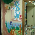 Cartoon pictures paintings for kids room Interior Design Photos