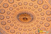 A very elaborate ceiling. Portico desing