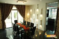 Pioneering Dining Room with lights Interior Design Photos