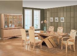 wooden dining table Interior Design Photos