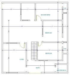 36 vy 40 size  25×40 1000sqft south facing