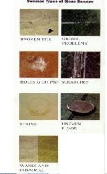 COMMON TYPES OF STONE DAMAGE Indian porch l type