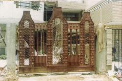House entrance gate  of gates in kerala