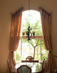 arched window with decorative rod Interior Design Photos