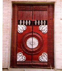 Gate Design Jesus cross symbol in entrance doorr