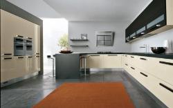 L-shaped kitchen layout Interior Design Photos