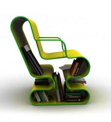 chair with book storage  Interior Design Photos