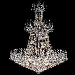 Crystal Chandeliers with Silver Finish Interior Design Photos