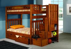 Design of Wooden Bunk Bed set for kids Room Bunk 