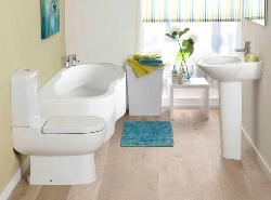 Modern Corner bath design Interior Design Photos