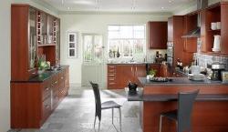 Modern kitchen design with wooden finish Interior Design Photos
