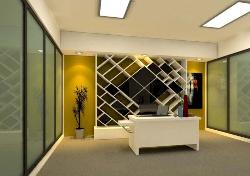 Office wall design for reception area Interior Design Photos