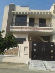 Simple cost effective elevation design for a two storey home using modern color combination Kichen in italian  cost 1 lakh