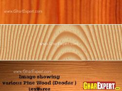 Pine wood (Deodar) textures Interior Design Photos