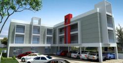 Modern ELEVATION with car parking at Stilt Duplex with out car parking
