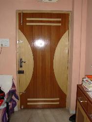 Two tone door design Loby containing two fan