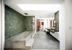 Luxury Bathroom designing and tile flooring Interior Design Photos