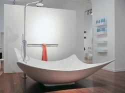 Bathroom design with antique bath tub Interior Design Photos