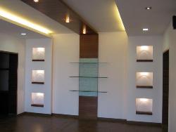 paneling partition Partition  with crocery showcase