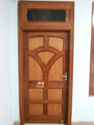 Single panel Interior Wood Door Design 250 gaj single story