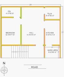 first floor double bedroom for south facing house  Interior Design Photos