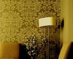 floral stencil paint design Interior Design Photos