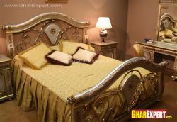bedroom decor with designer bed Interior Design Photos