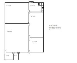 Plan for 28 by 30 plot 15× 30