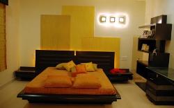 Ultra Modern Bedroom with Wall Treatment Interior Design Photos