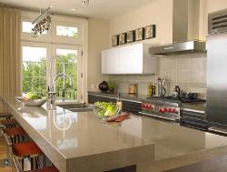 Marble Counter Top in Kitchen Interior Design Photos