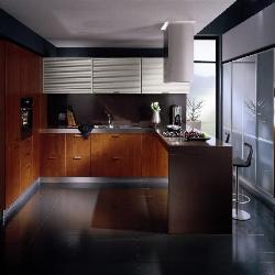 kitchen with dark &light same colour combination Interior Design Photos