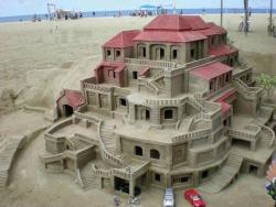 house design in sand Moroccan sand